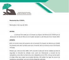 Declaración Sitios de memoria