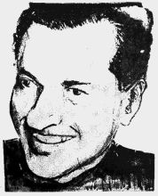 Retrato a lápiz publicado en "El Socialista" el 29 de julio de 1971
